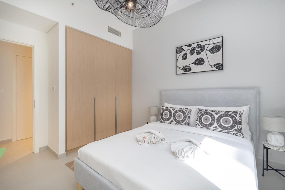 Elegant 4-Bedroom Apartment Perfect For Families In Dubai Creek Harbour Dış mekan fotoğraf