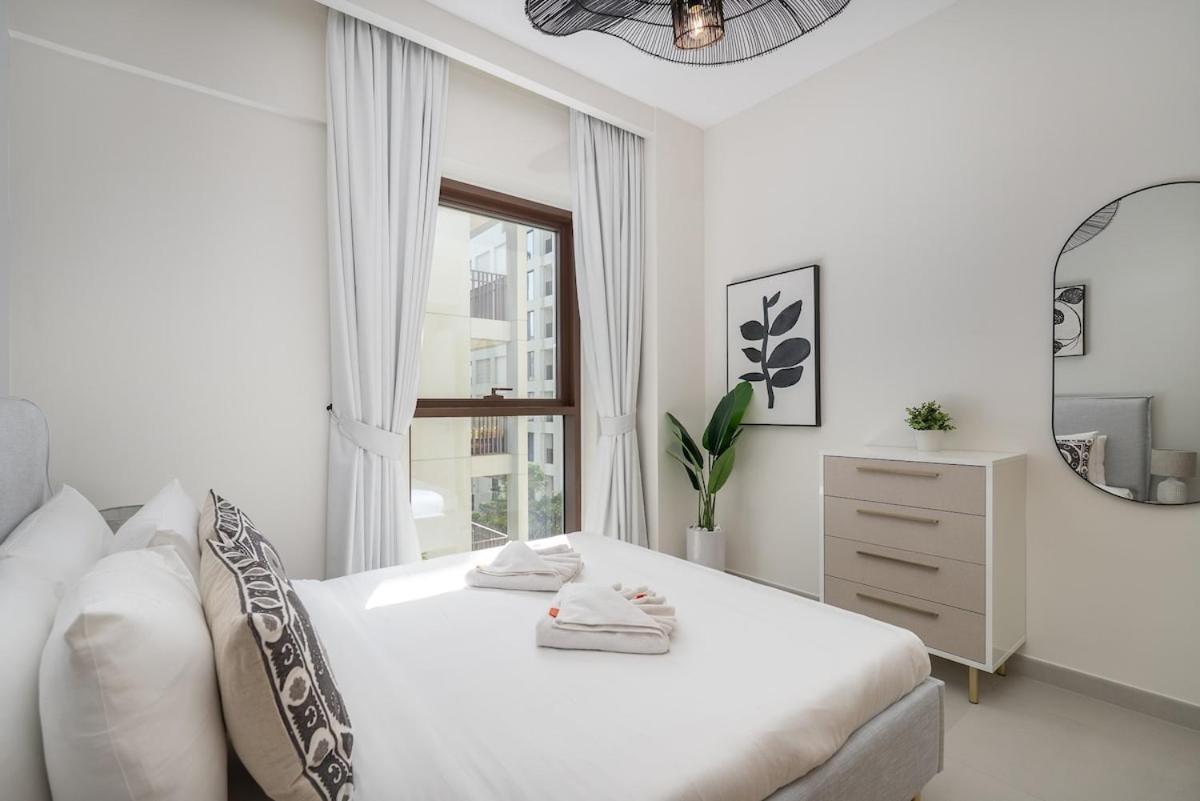 Elegant 4-Bedroom Apartment Perfect For Families In Dubai Creek Harbour Dış mekan fotoğraf
