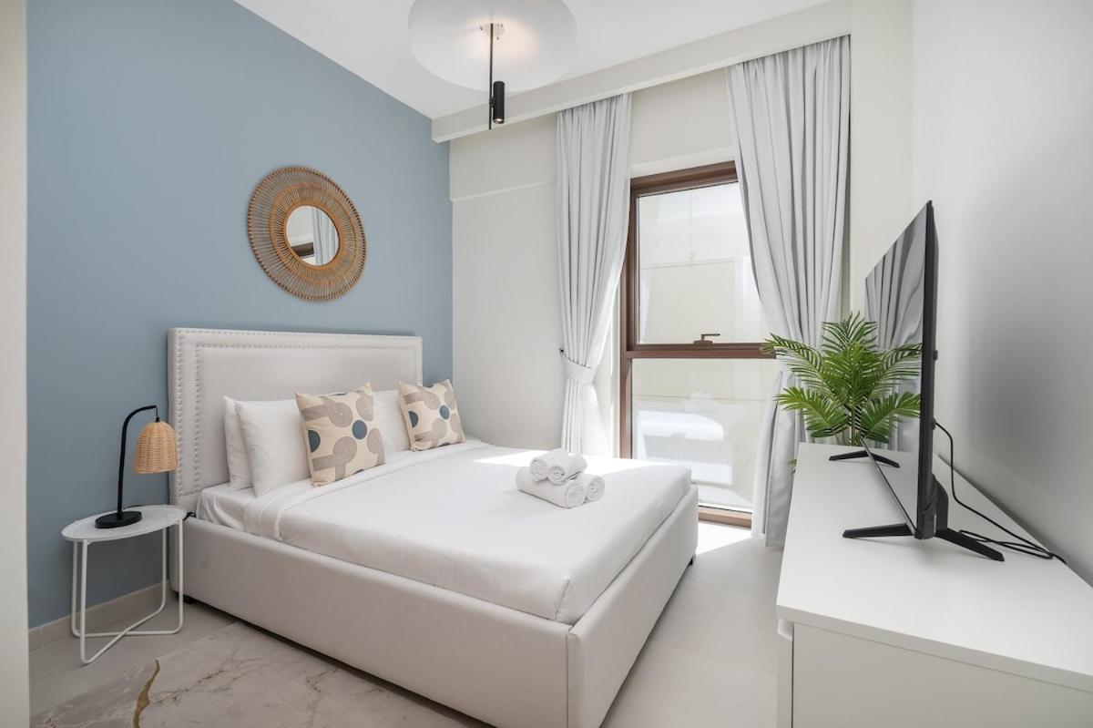 Elegant 4-Bedroom Apartment Perfect For Families In Dubai Creek Harbour Dış mekan fotoğraf