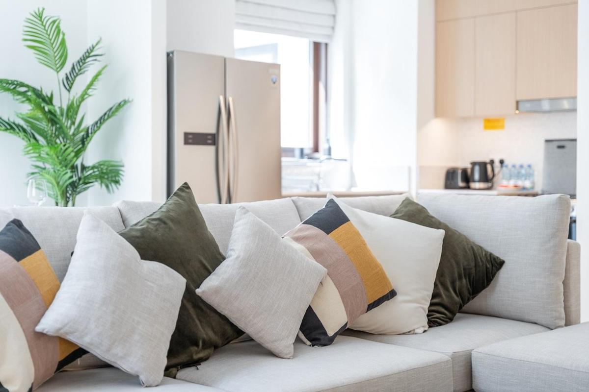 Elegant 4-Bedroom Apartment Perfect For Families In Dubai Creek Harbour Dış mekan fotoğraf