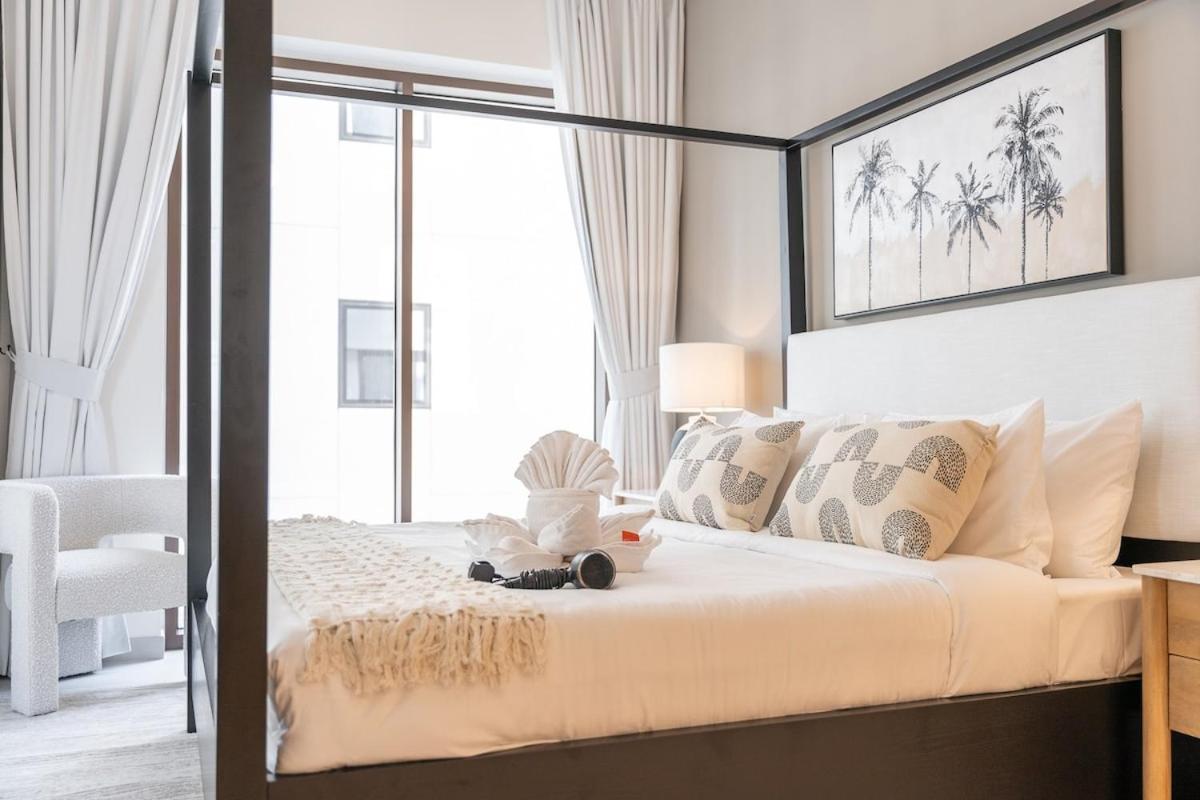 Elegant 4-Bedroom Apartment Perfect For Families In Dubai Creek Harbour Dış mekan fotoğraf