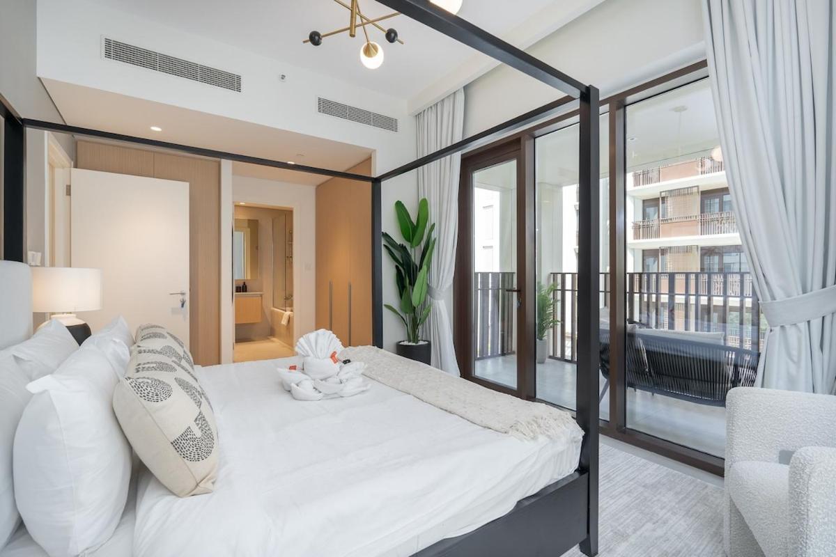 Elegant 4-Bedroom Apartment Perfect For Families In Dubai Creek Harbour Dış mekan fotoğraf