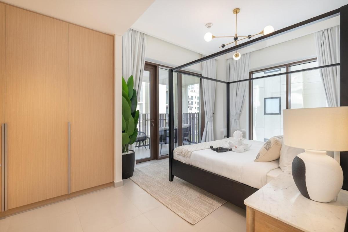 Elegant 4-Bedroom Apartment Perfect For Families In Dubai Creek Harbour Dış mekan fotoğraf