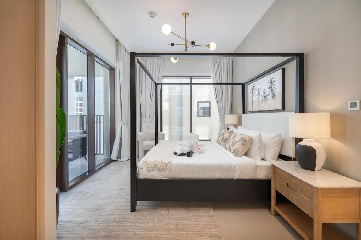 Elegant 4-Bedroom Apartment Perfect For Families In Dubai Creek Harbour Dış mekan fotoğraf